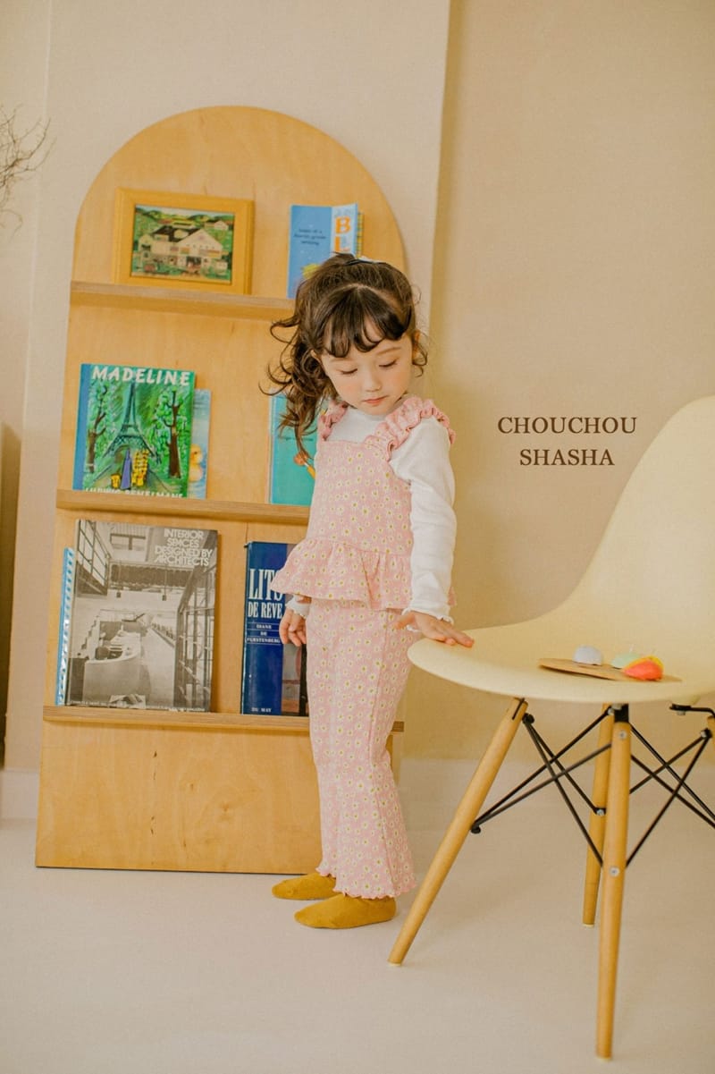 CHOUCHOU SHASHA - Korean Children Fashion - #Kfashion4kids - Daisy Top Bottom Set - 10