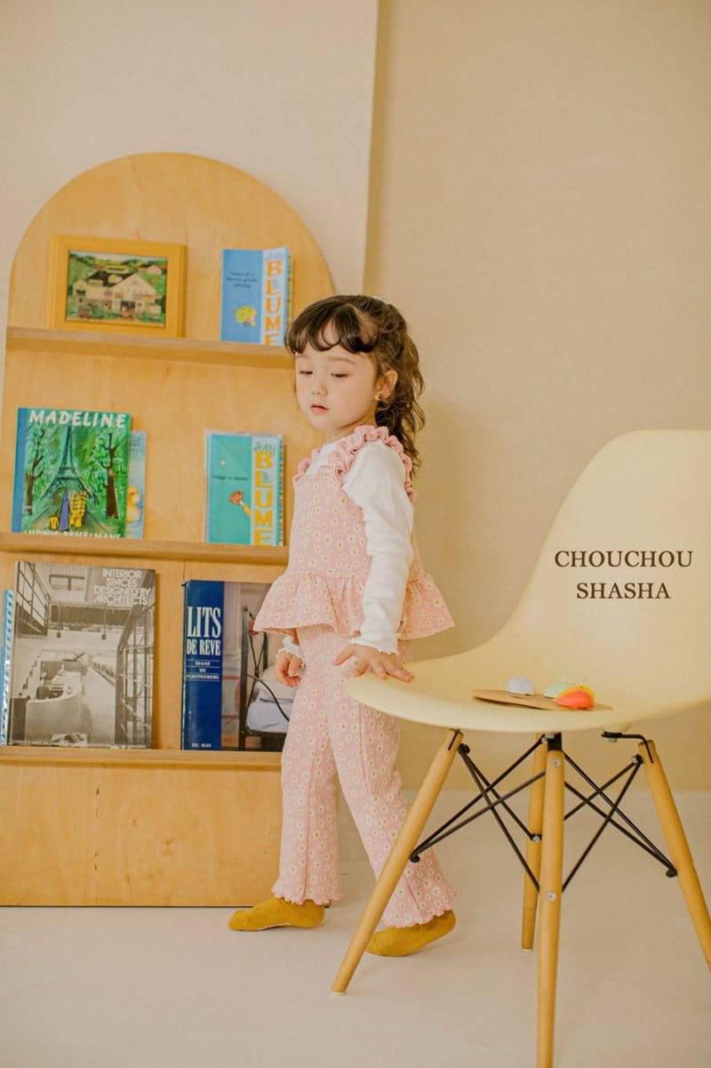 CHOUCHOU SHASHA - Korean Children Fashion - #Kfashion4kids - Daisy Top Bottom Set - 11