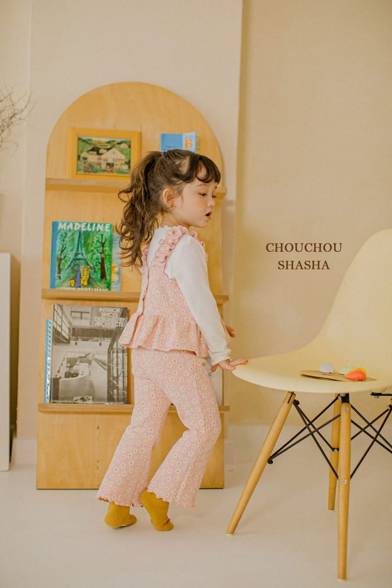 CHOUCHOU SHASHA - Korean Children Fashion - #Kfashion4kids - Daisy Top Bottom Set - 12