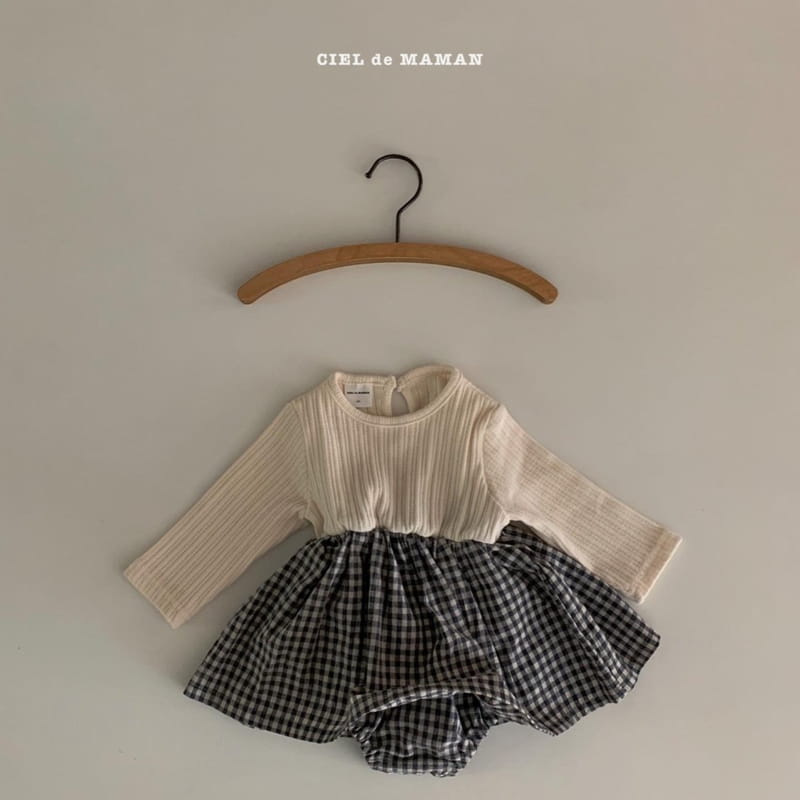 CIEL DE MAMAN - Korean Children Fashion - #Kfashion4kids - Emily One-piece Bodysuit - 3