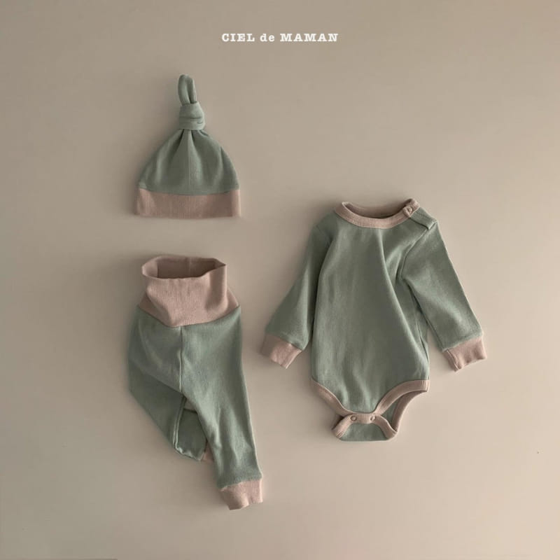 CIEL DE MAMAN - Korean Children Fashion - #Kfashion4kids - Autumn Romper with Leggings & Hat