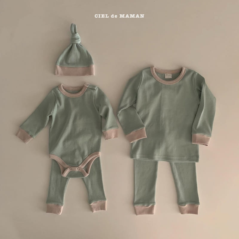 CIEL DE MAMAN - Korean Children Fashion - #Kfashion4kids - Autumn Romper with Leggings & Hat - 2