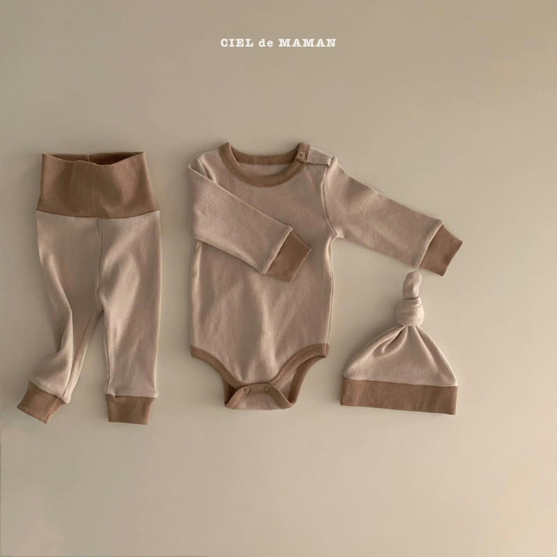 CIEL DE MAMAN - Korean Children Fashion - #Kfashion4kids - Autumn Romper with Leggings & Hat - 3