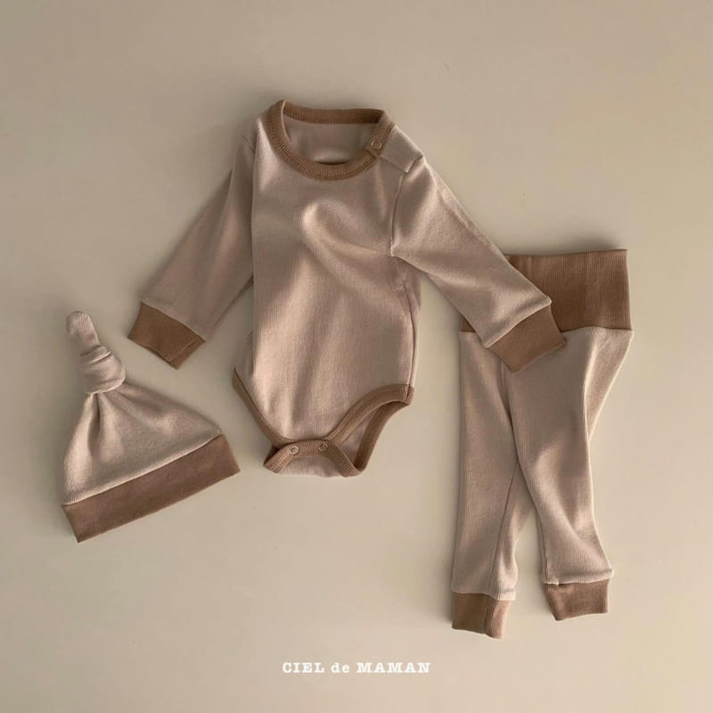 CIEL DE MAMAN - Korean Children Fashion - #Kfashion4kids - Autumn Romper with Leggings & Hat - 4