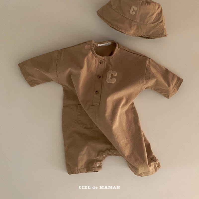 CIEL DE MAMAN - Korean Children Fashion - #Kfashion4kids - Ciel Buckle Jumpsuit with Bucket Hat - 6