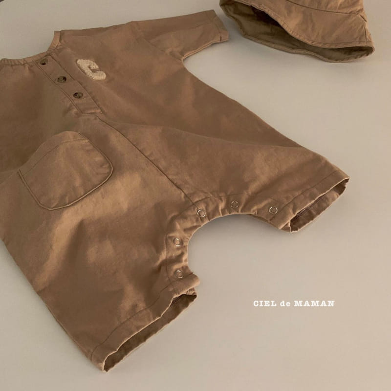 CIEL DE MAMAN - Korean Children Fashion - #Kfashion4kids - Ciel Buckle Jumpsuit with Bucket Hat - 7