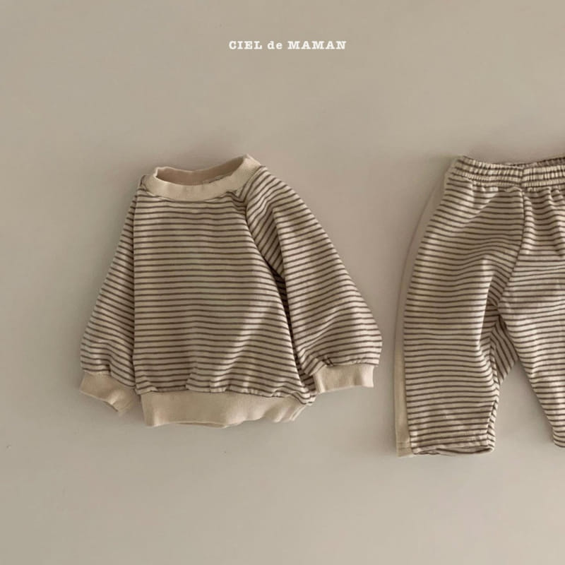 CIEL DE MAMAN - Korean Children Fashion - #Kfashion4kids - Papillon Top Bottom Set - 3