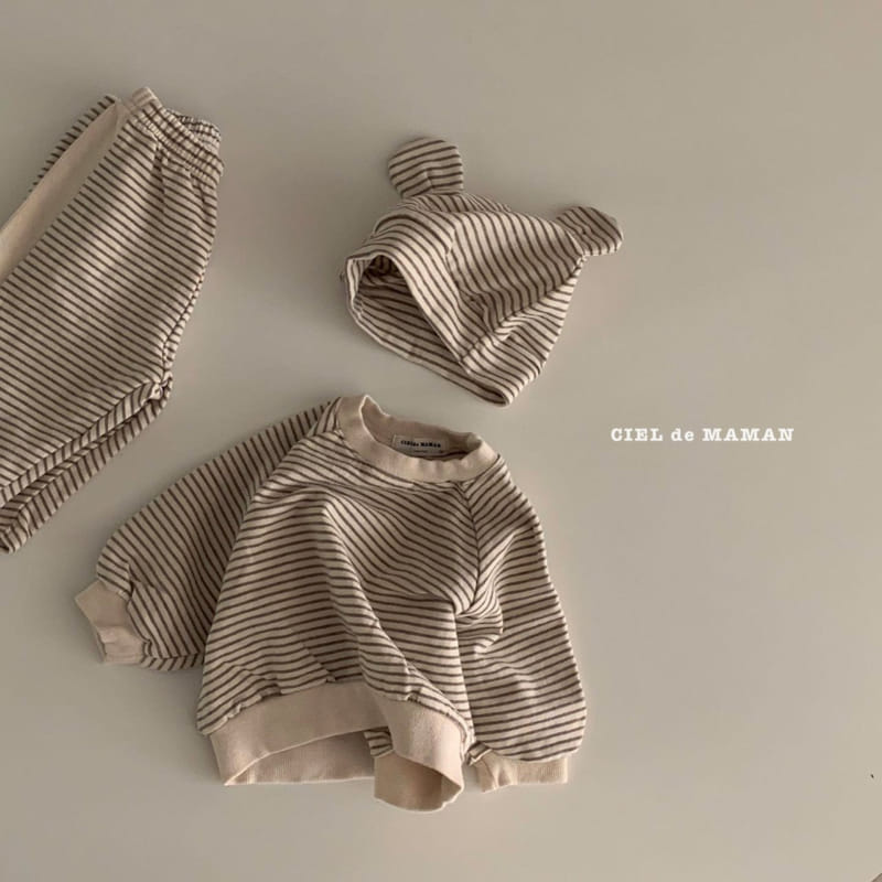 CIEL DE MAMAN - Korean Children Fashion - #Kfashion4kids - Papillon Top Bottom Set - 4