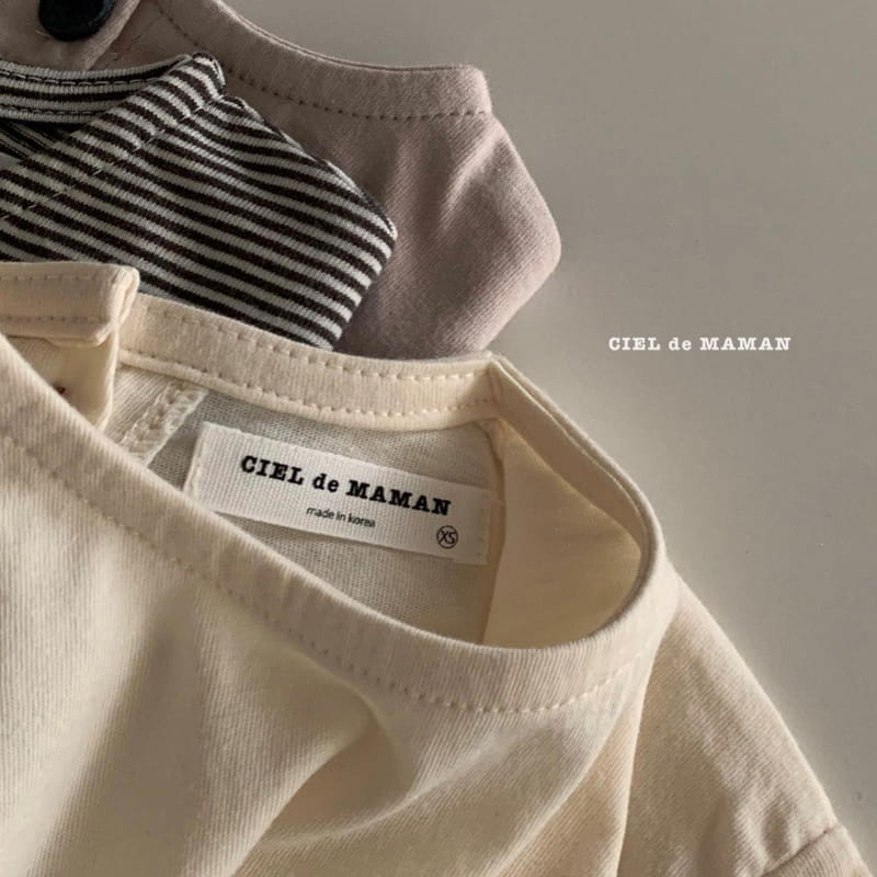 CIEL DE MAMAN - Korean Children Fashion - #Kfashion4kids - Basic Tee