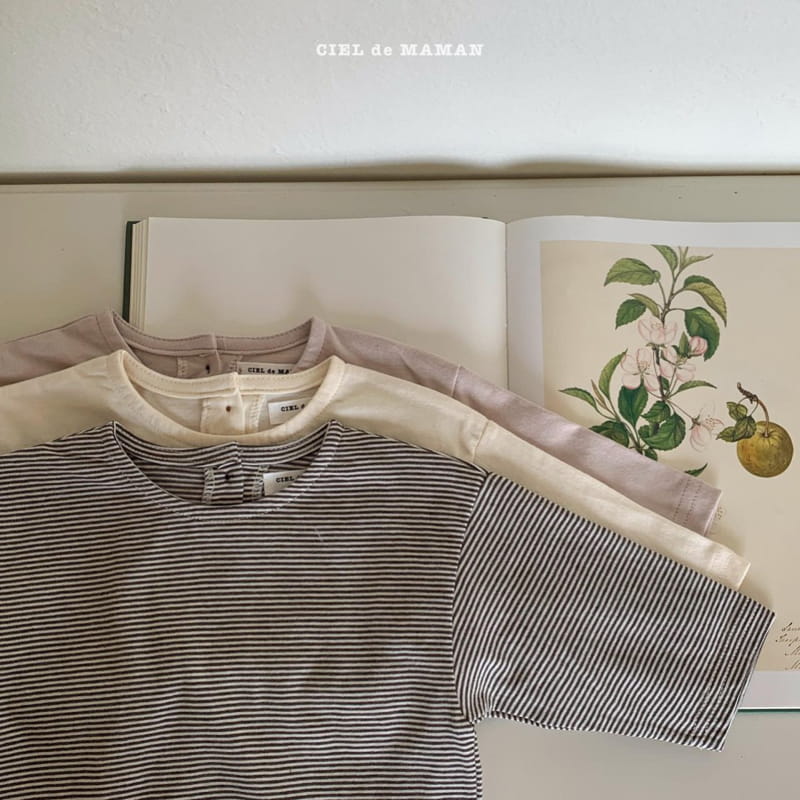 CIEL DE MAMAN - Korean Children Fashion - #Kfashion4kids - Basic Tee - 12