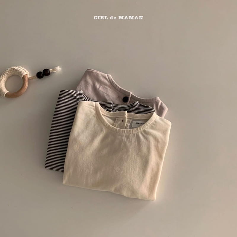 CIEL DE MAMAN - Korean Children Fashion - #Kfashion4kids - Basic Tee - 8