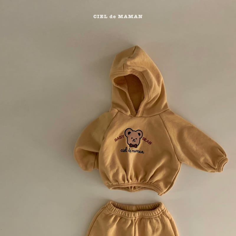 CIEL DE MAMAN - Korean Children Fashion - #Kfashion4kids - Bebe Hood Top Bottom Set - 2