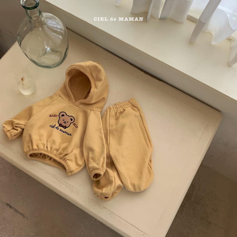 CIEL DE MAMAN - Korean Children Fashion - #Kfashion4kids - Bebe Hood Top Bottom Set - 6