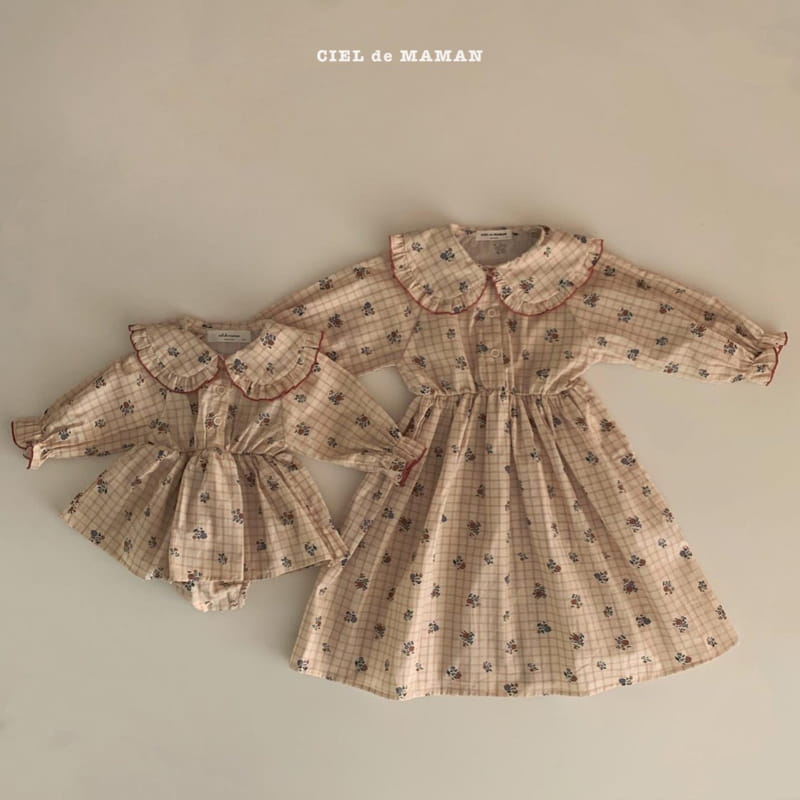 CIEL DE MAMAN - Korean Children Fashion - #Kfashion4kids - Marie One-piece Bodysuit - 6