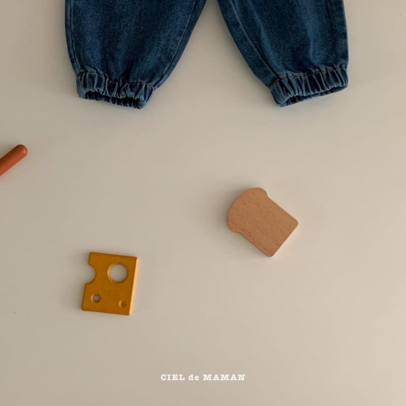 CIEL DE MAMAN - Korean Children Fashion - #Kfashion4kids - Denim Jogger Pants - 2
