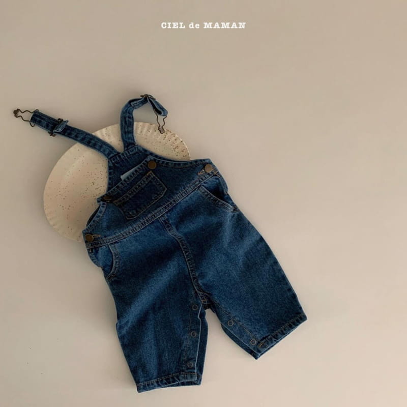 CIEL DE MAMAN - Korean Children Fashion - #Kfashion4kids - Denim Overalls - 2