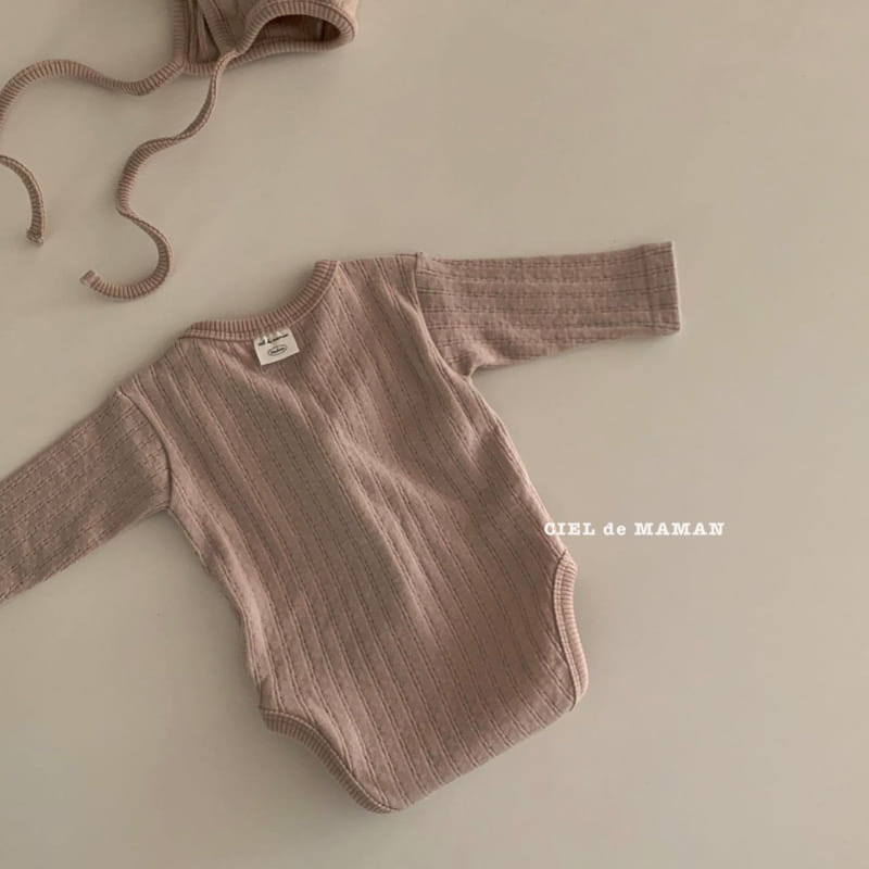 CIEL DE MAMAN - Korean Children Fashion - #Kfashion4kids - Nuvo Romper with Bonnet - 4
