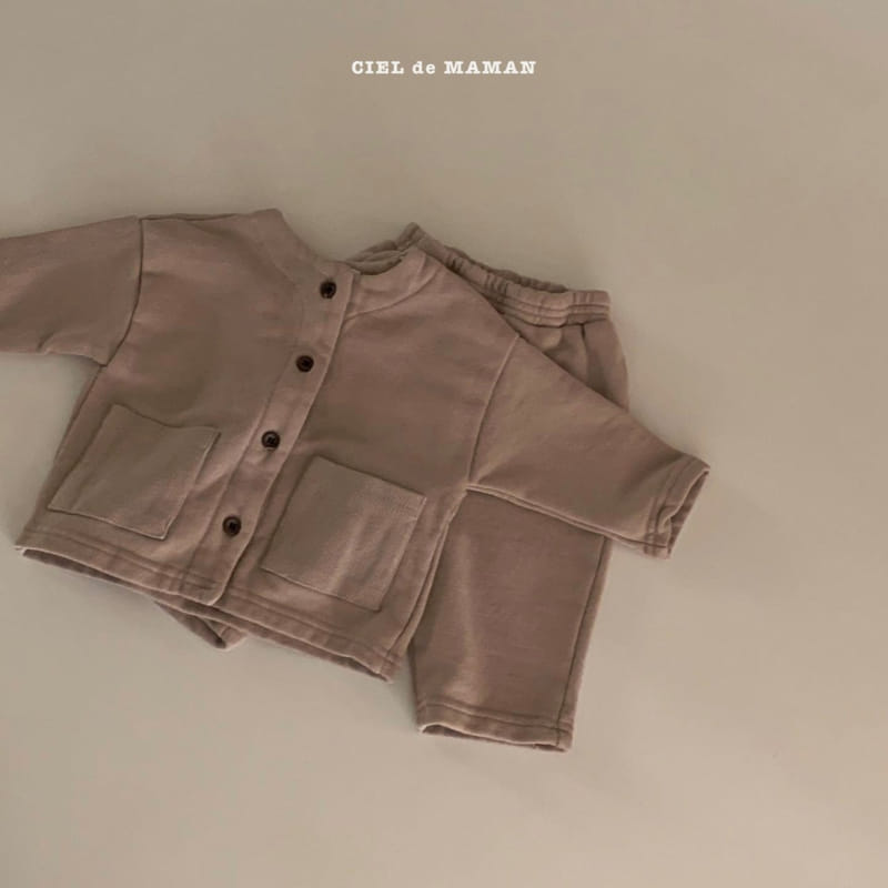 CIEL DE MAMAN - Korean Children Fashion - #Kfashion4kids - Cardigan Bottom Set - 7