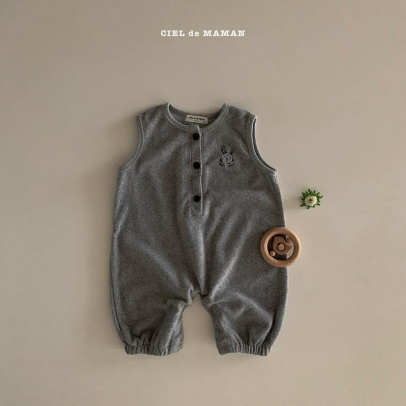 CIEL DE MAMAN - Korean Children Fashion - #Kfashion4kids - Towel Jumpsuit - 2