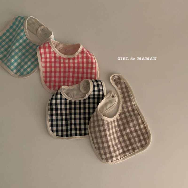 CIEL DE MAMAN - Korean Children Fashion - #Kfashion4kids - Check Bib Bodysuit - 4