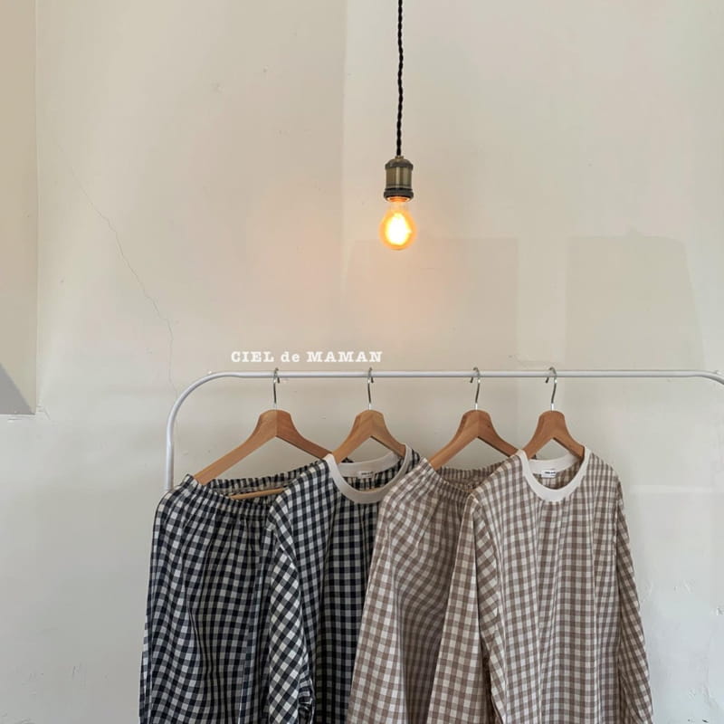 CIEL DE MAMAN - Korean Children Fashion - #Kfashion4kids - Adult Check Easywear - 11