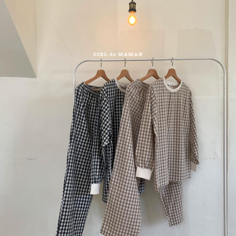 CIEL DE MAMAN - Korean Children Fashion - #Kfashion4kids - Adult Check Easywear - 12