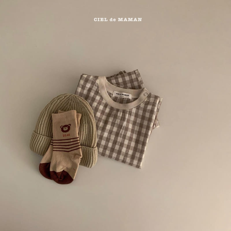 CIEL DE MAMAN - Korean Children Fashion - #Kfashion4kids - Adult Check Easywear - 3