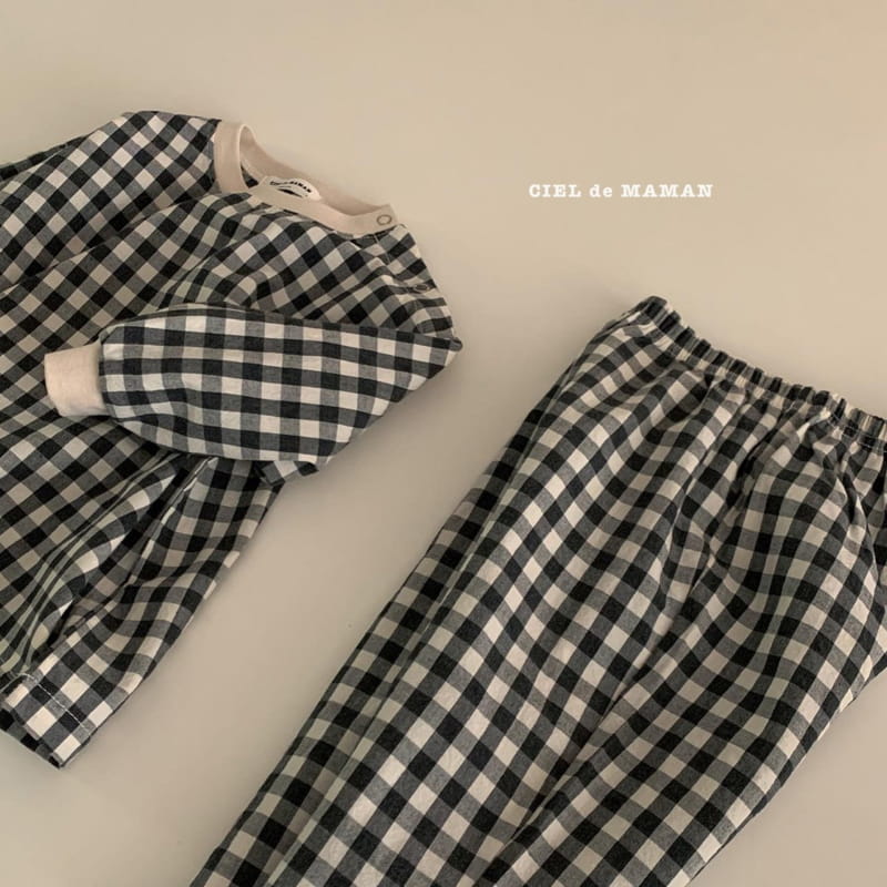 CIEL DE MAMAN - Korean Children Fashion - #Kfashion4kids - Check Easywear - 4