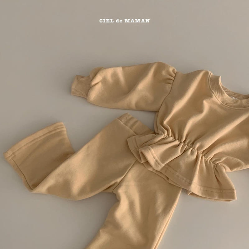 CIEL DE MAMAN - Korean Children Fashion - #Kfashion4kids - Puff Top Bottom Set - 3