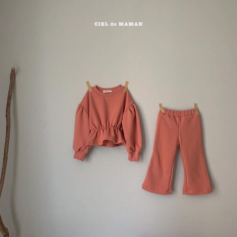 CIEL DE MAMAN - Korean Children Fashion - #Kfashion4kids - Puff Top Bottom Set - 5