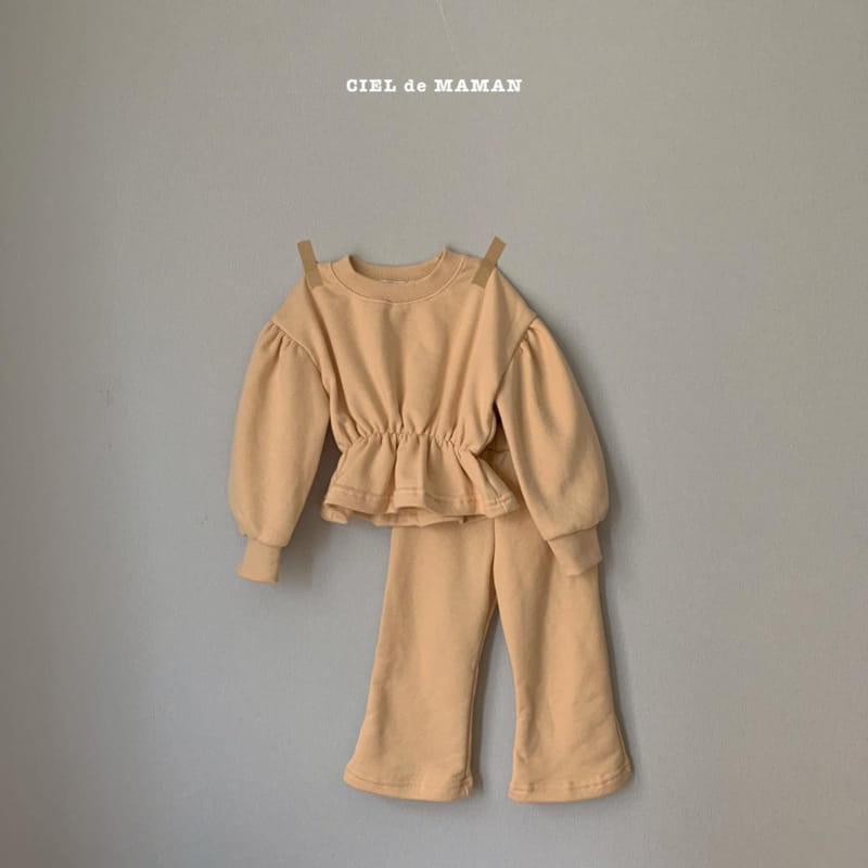 CIEL DE MAMAN - Korean Children Fashion - #Kfashion4kids - Puff Top Bottom Set - 7