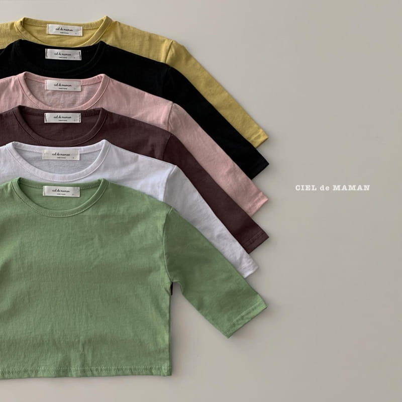 CIEL DE MAMAN - Korean Children Fashion - #Kfashion4kids - Basic Fit 1+1 Tee