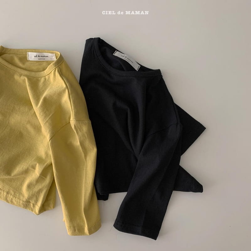 CIEL DE MAMAN - Korean Children Fashion - #Kfashion4kids - Basic Fit 1+1 Tee - 2