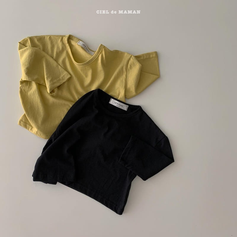 CIEL DE MAMAN - Korean Children Fashion - #Kfashion4kids - Basic Fit 1+1 Tee - 3