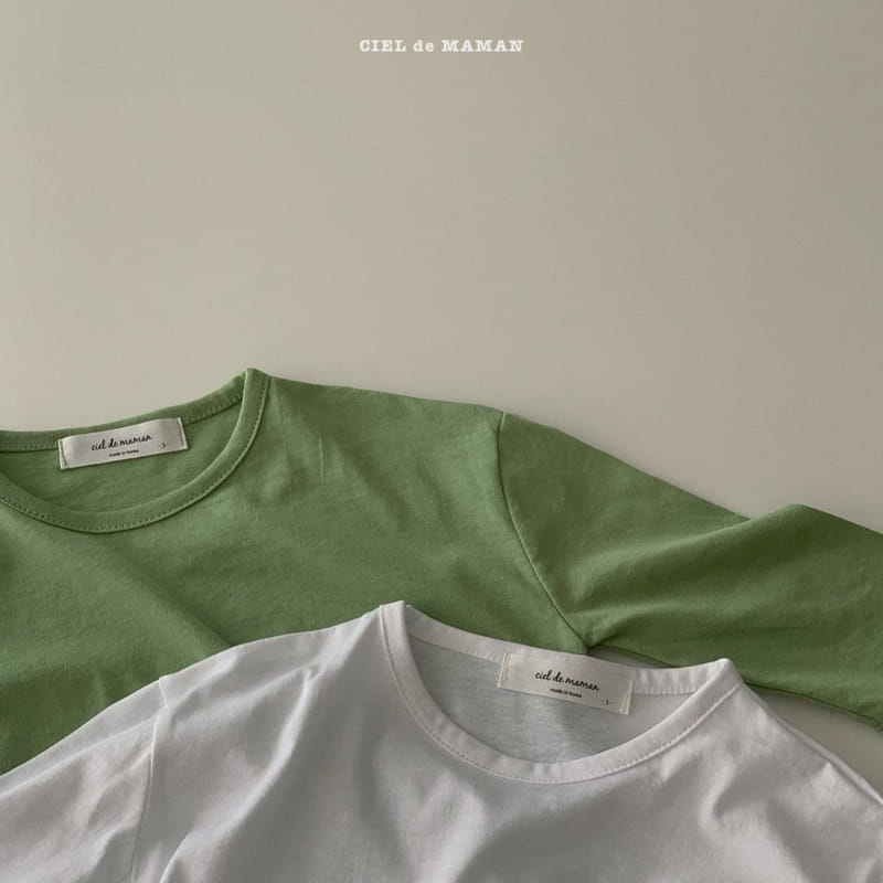 CIEL DE MAMAN - Korean Children Fashion - #Kfashion4kids - Basic Fit 1+1 Tee - 5