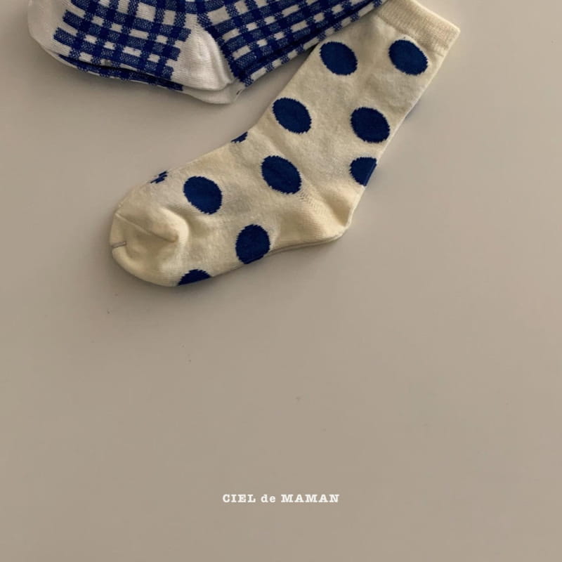 CIEL DE MAMAN - Korean Children Fashion - #Kfashion4kids - Point Socks [set of 4] - 2