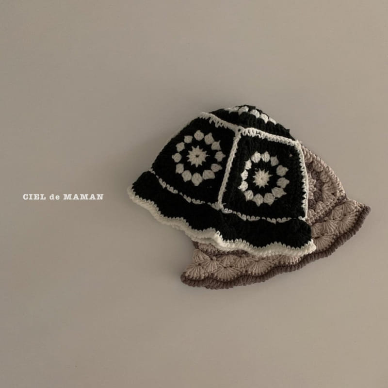 CIEL DE MAMAN - Korean Children Fashion - #Kfashion4kids - Snow Flower Knit Bucket Hat - 4