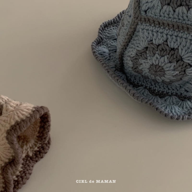CIEL DE MAMAN - Korean Children Fashion - #Kfashion4kids - Snow Flower Knit Bucket Hat - 7
