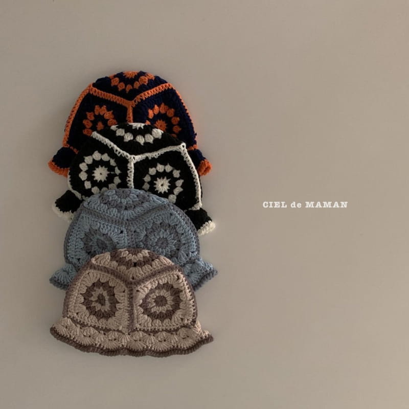 CIEL DE MAMAN - Korean Children Fashion - #Kfashion4kids - Snow Flower Knit Bucket Hat - 8