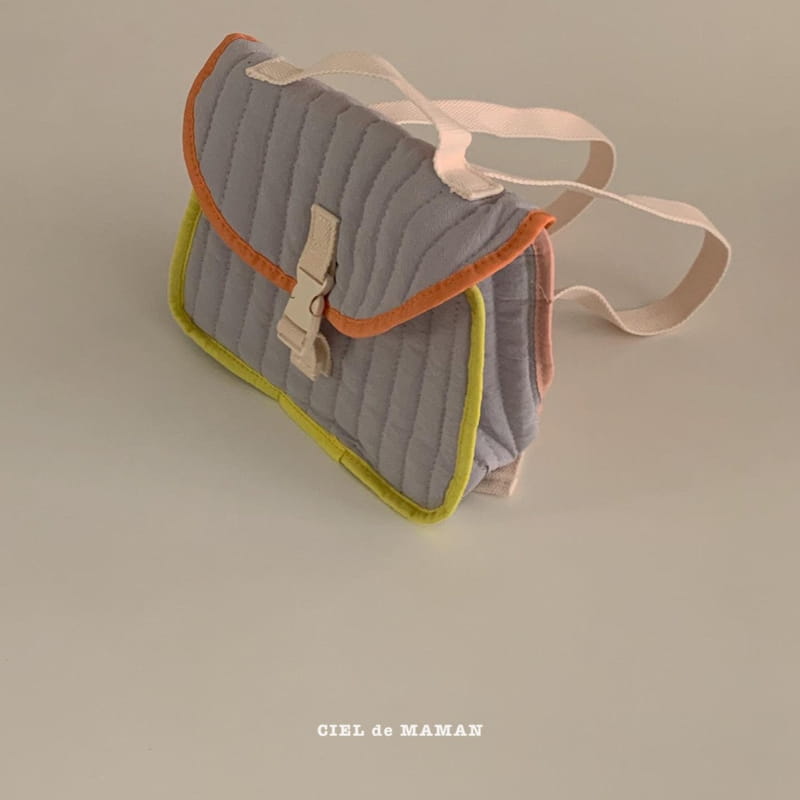 CIEL DE MAMAN - Korean Children Fashion - #Kfashion4kids - Colored Quilting Back Bag - 7