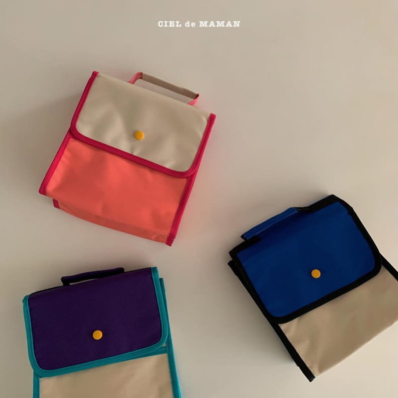 CIEL DE MAMAN - Korean Children Fashion - #Kfashion4kids - Block Back Bag