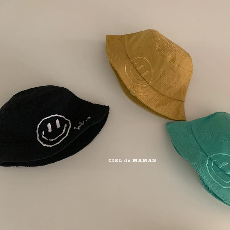 CIEL DE MAMAN - Korean Children Fashion - #Kfashion4kids - Smile Bucket Hat