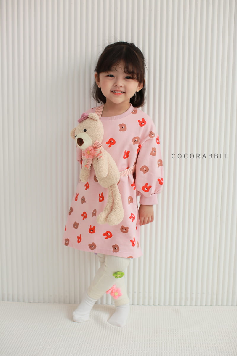 COCO RABBIT - Korean Children Fashion - #Kfashion4kids - Big Bear Rabbit One-piece - 3