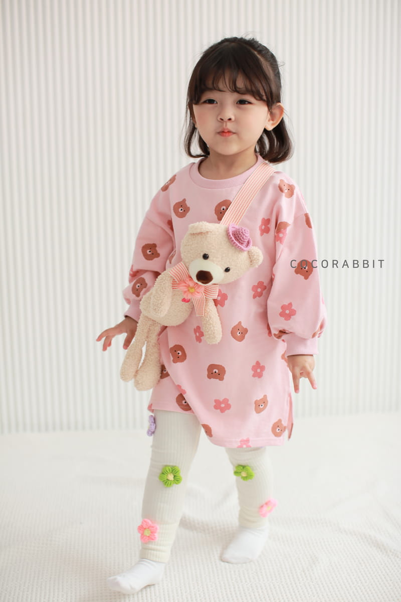 COCO RABBIT - Korean Children Fashion - #Kfashion4kids - Big Bear Flower One-piece