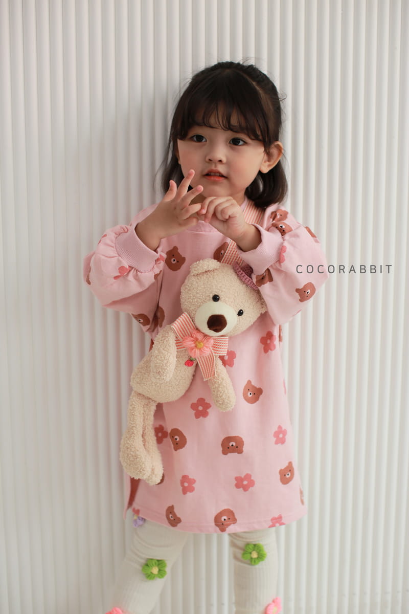 COCO RABBIT - Korean Children Fashion - #Kfashion4kids - Big Bear Flower One-piece - 2