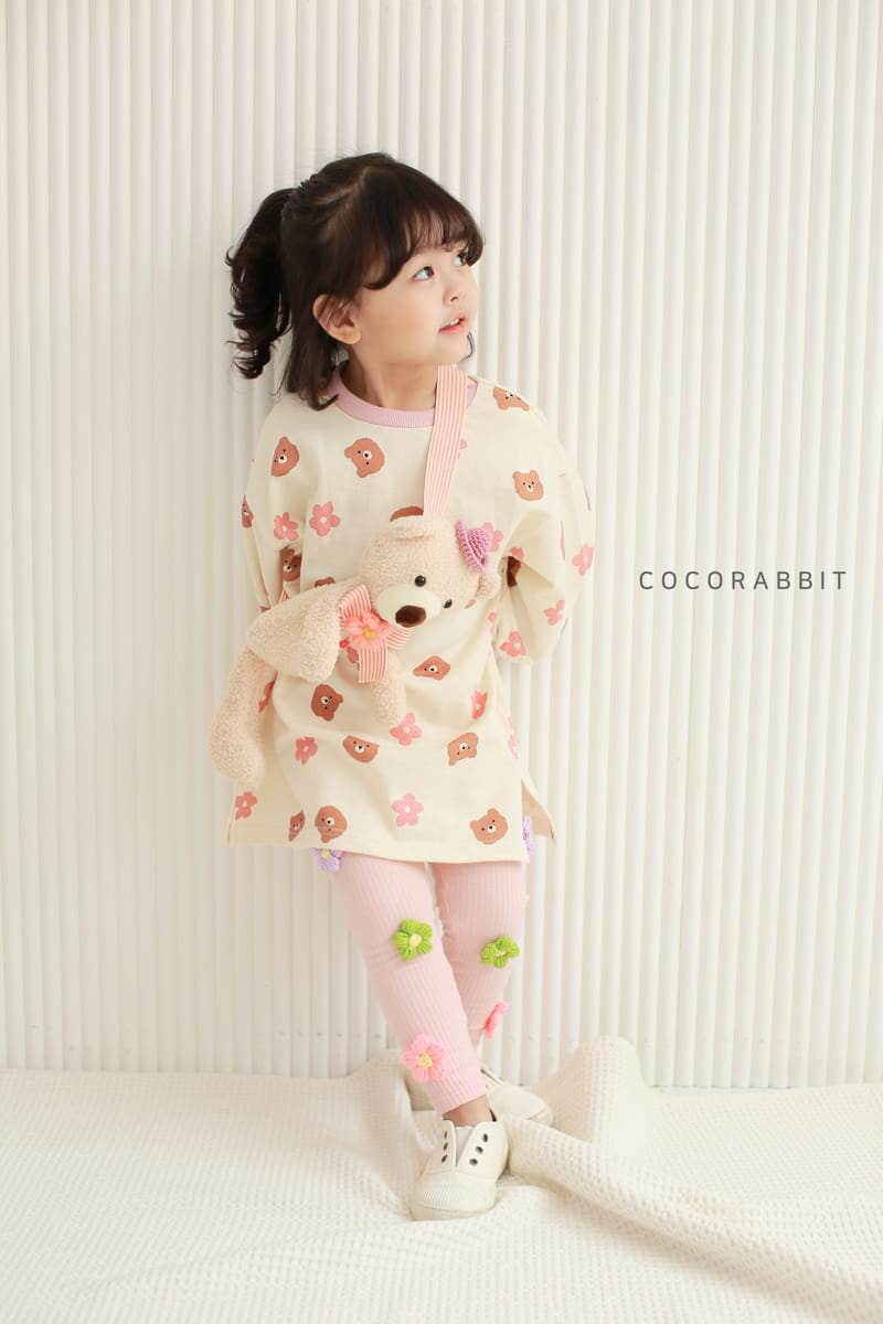 COCO RABBIT - Korean Children Fashion - #Kfashion4kids - Big Bear Flower One-piece - 7