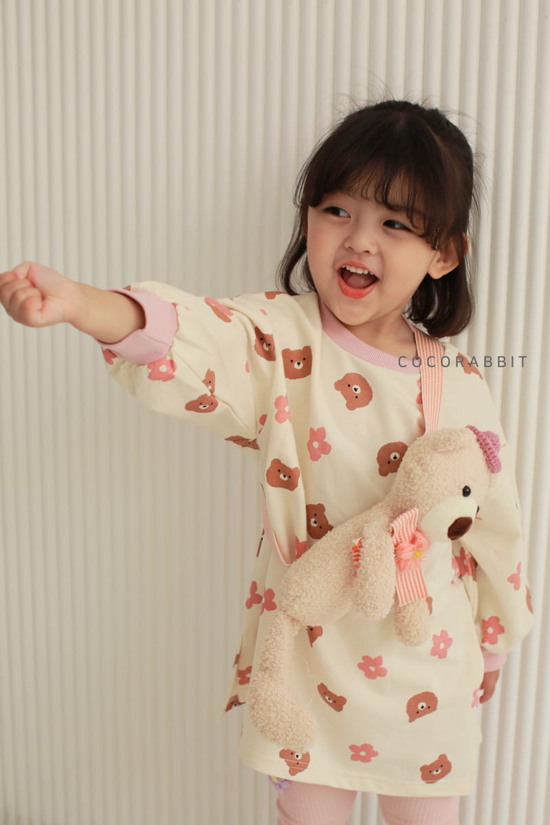 COCO RABBIT - Korean Children Fashion - #Kfashion4kids - Big Bear Flower One-piece - 9