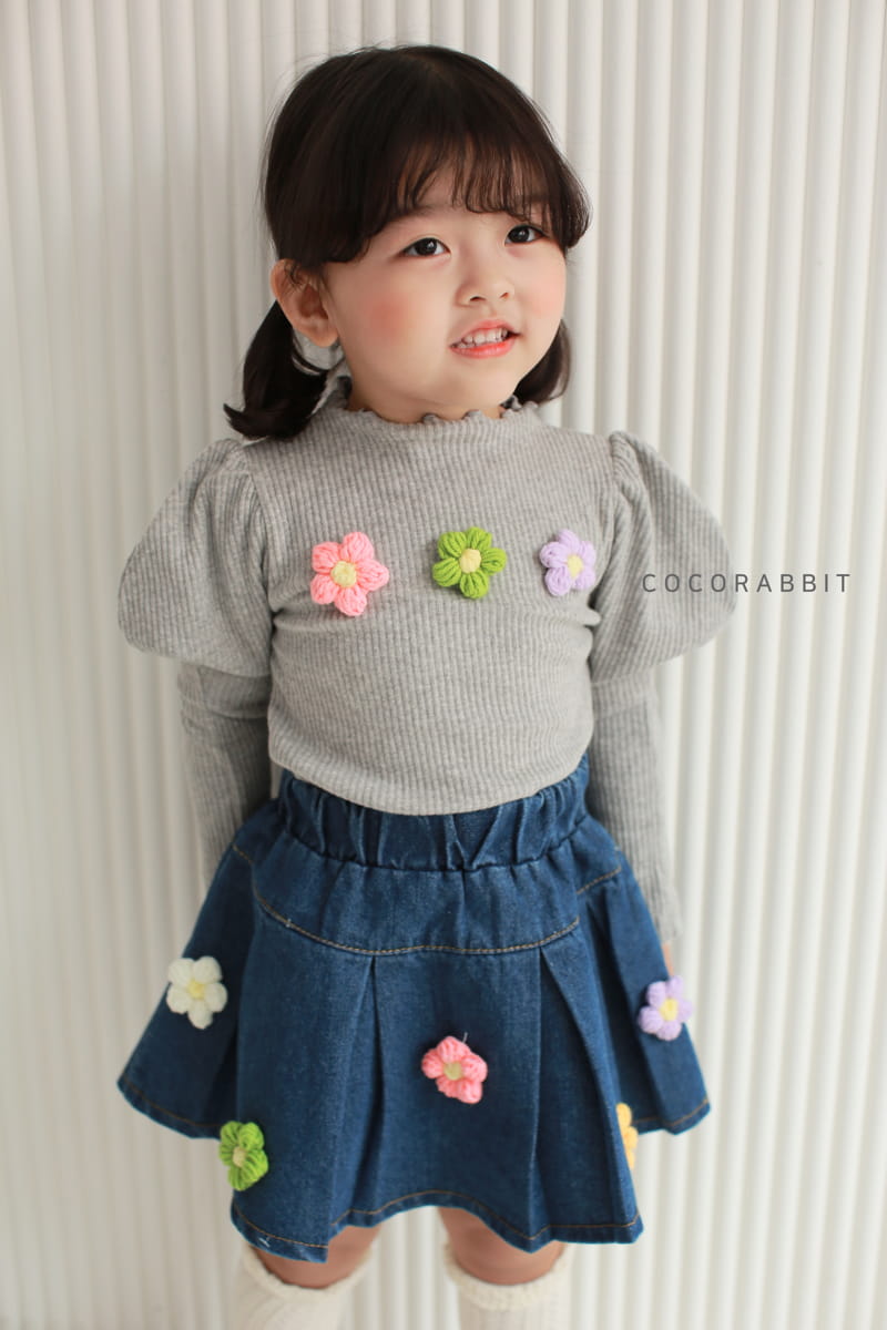 COCO RABBIT - Korean Children Fashion - #Kfashion4kids - Flower Pocket Skirt - 11