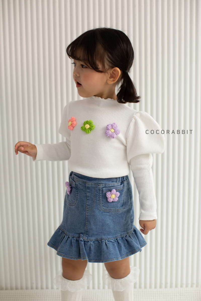 COCO RABBIT - Korean Children Fashion - #Kfashion4kids - Flower Pocket Skirt - 3