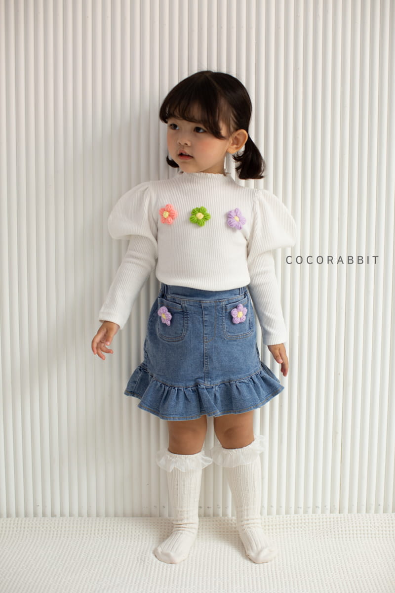 COCO RABBIT - Korean Children Fashion - #Kfashion4kids - Flower Pocket Skirt - 5